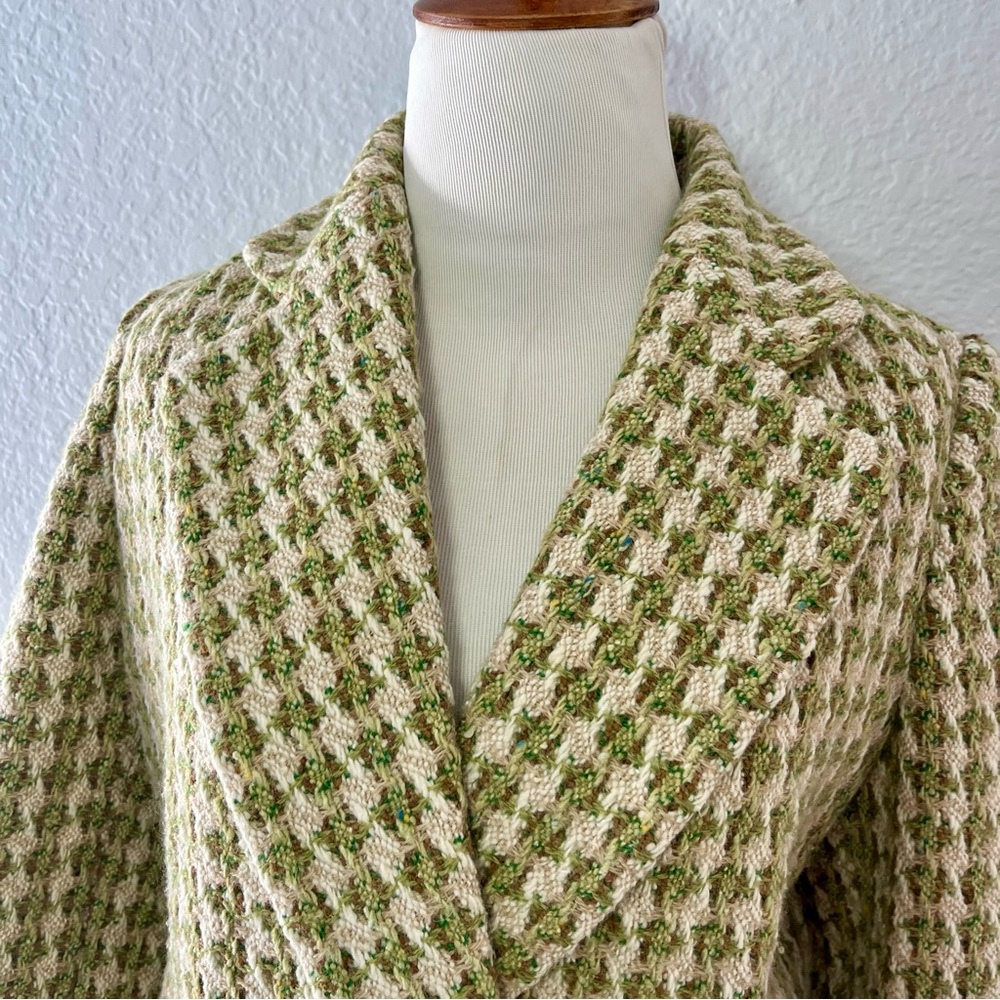 Banana Republic Tweed Wool Blend Blazer Size Small - Picture 2 of 13